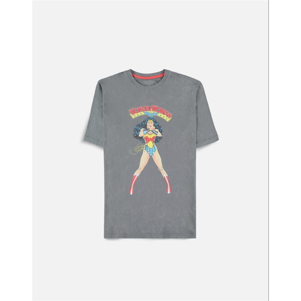 DC Comics Wonder Woman Dames Tshirt - Grijs
